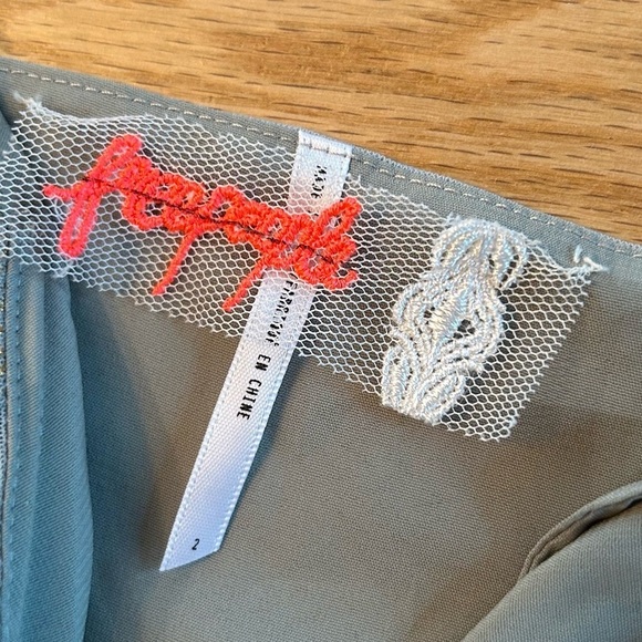 Free People Pretty Tough Venus Draped Metallic Party Dress 2 - Picture 9 of 14